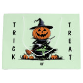 カボチャの魔女 ラージペーパーバッグ (正面)