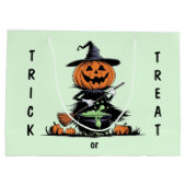 カボチャの魔女 ラージペーパーバッグ (裏面)