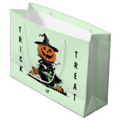 カボチャの魔女 ラージペーパーバッグ (正面アングル)