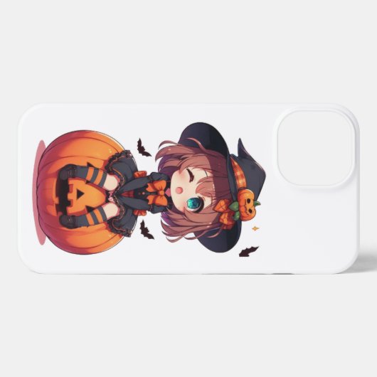 カボチャの魔女 iPhoneケース (裏面横)