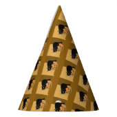 カボチャの黒猫 パーティーハット (左)