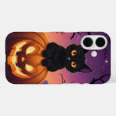 カボチャの黒猫 Case-Mate iPhoneケース (裏面 (横))