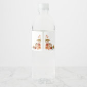 カボチャの1歳の誕生日水筒 ペットボトルラベル (裏面)
