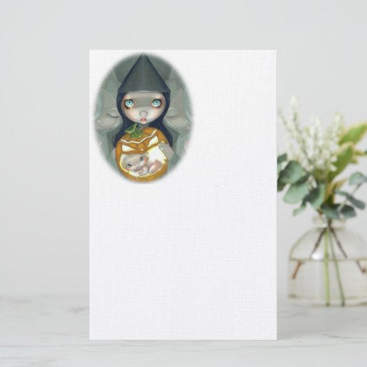 "カボチャの"文房具生まれて下さい 便箋 (スタンド正面)