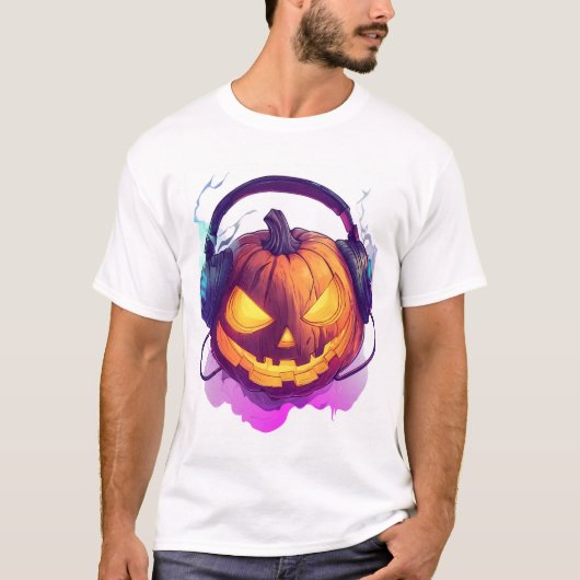 カボチャのDJパーティー Tシャツ (正面)