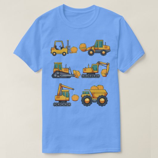 カボチャのecavator怠惰ハロウィーンの衣装ヘビーエクイ tシャツ (デザイン正面)