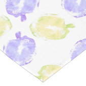 カボチャはハンドハロウィン絵を描のパターンをスタンプ ショートテーブルランナー (コーナー)