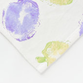 カボチャはハンドハロウィン絵を描のパターンをスタンプ フリースブランケット (角)