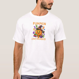 カボチャは数字が大好き 数学教師 ハロウィン Tシャツ