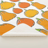 カボチャは継ぎ目無しの模様を収穫する。熟した季節 シェルパブランケット (3/4)