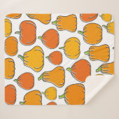 カボチャは継ぎ目無しの模様を収穫する。熟した季節 シェルパブランケット (正面(横))