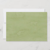 カボチャひまわりウェディングデイトカードを保存 セーブザデート (裏面)