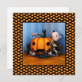 カボチャへの暴行 案内状 (正面/裏面)