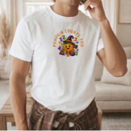 カボチャも数える 初等数学ハロウィン Tシャツ