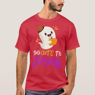カボチャをスプックするには可愛すぎる幽霊ハロウィーン Tシャツ