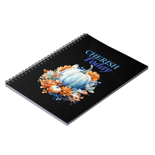 カボチャをテーマにした今日のハロウィンシーズン ノートブック (左側)