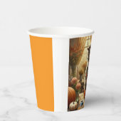 カボチャをテーマにした感謝祭 紙コップ (右)