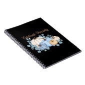 カボチャをテーマにした祝ダイバーシティノートブック ノートブック (右側)