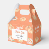 カボチャをテーマにした誕生日パーティー フェイバーボックス (正面サイド)