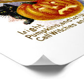 カボチャを全部火をつけろ！ ポスター (角)