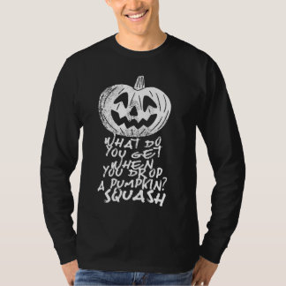 カボチャを落とすと何が得られる – Hallowee Tシャツ