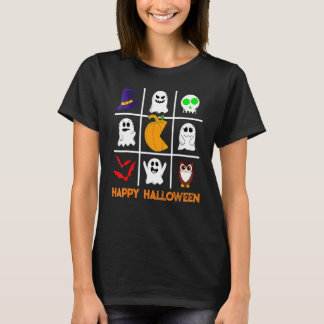 カボチャを食べる幽霊 ハロウィンコスチューム ゲーミング 女性 Tシャツ