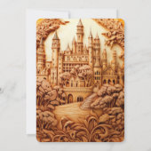 カボチャアートカービング秋パーティー 招待状 (裏面)