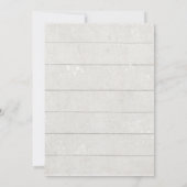 カボチャウッ素朴ド水彩バーガンディフローラ 招待状 (裏面)