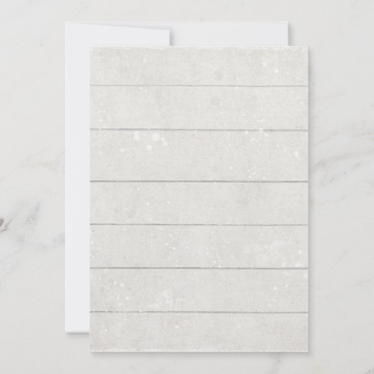 カボチャウッ素朴ド水彩バーガンディフローラ 招待状 (裏面)