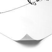 カボチャエレガントンボックピンク赤ちゃんシャワーへようこそ ポスター (角)