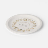 カボチャエレガント秋秋ベビーシャワー ペーパープレート (アングル)