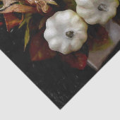 カボチャオータムホワイトダークブラウンヴィンテージアンティーク 薄葉紙 (詳細)