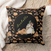 カボチャカスタマイズーラクーン文字、カラー20"X20" クッション (ブランケット)