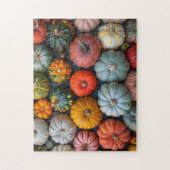 カボチャカラフルの瓜とカボチャ ジグソーパズル (縦)