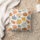 カボチャカラフルングルドパターン クッション (ブランケット)