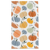 カボチャカラフルングルドパターン スモールペーパーバッグ (裏面)