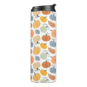 カボチャカラフルングルドパターン タンブラー (回転左)