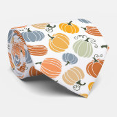 カボチャカラフルングルドパターン ネクタイ (ロール)
