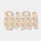 カボチャカラフルングルドパターン フェイバーボックス (折り畳みなし)