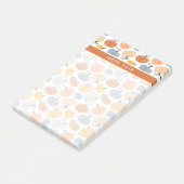 カボチャカラフルングルドパターン ポストイット (アングル)