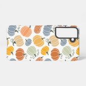 カボチャカラフルングルドパターン SAMSUNG GALAXYケース (裏面横)