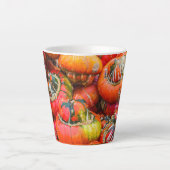 カボチャカラフルン カフェラテマグ (正面)