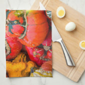 カボチャカラフルン キッチンタオル (四つ折り)