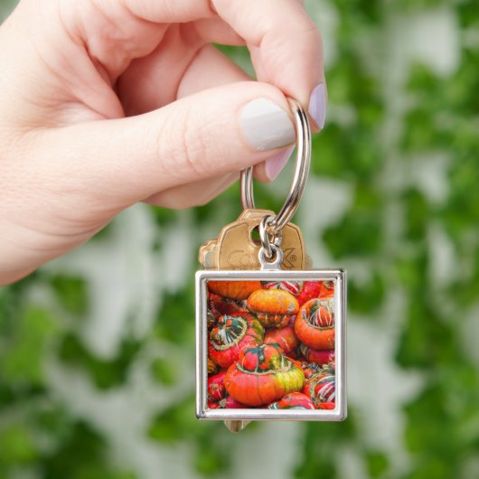 カボチャカラフルン キーホルダー (手)