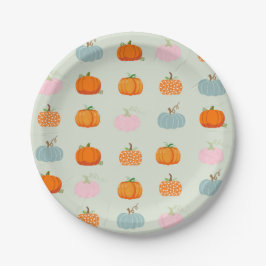 カボチャカラフルン ペーパープレート