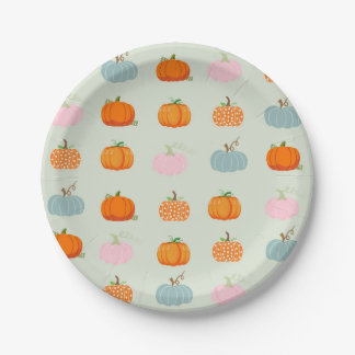 カボチャカラフルン ペーパープレート