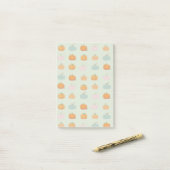 カボチャカラフルン ポストイット (デスク上)