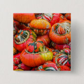 カボチャカラフルン 缶バッジ (正面)