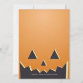 カボチャカービングパーティの招待状 招待状 (裏面)