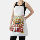 カボチャキス収穫願い、秋の雰囲気 エプロン (インサイチュ)